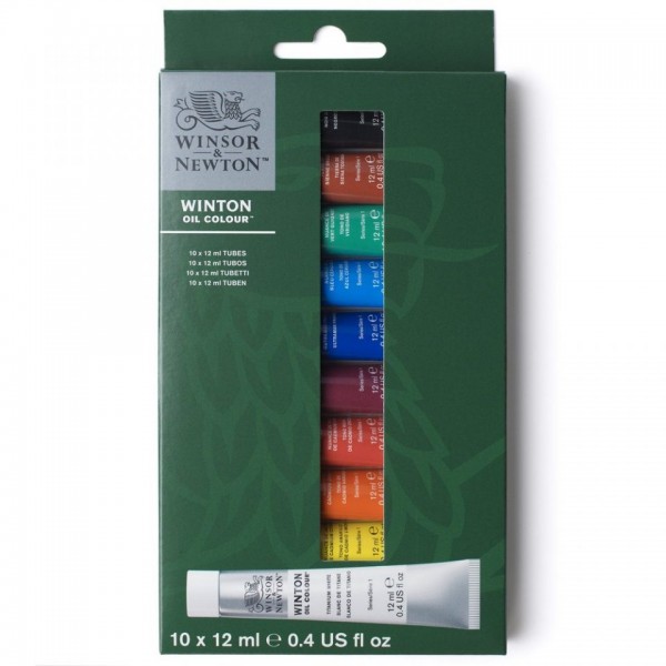 Set colori olio Winton 10 tubetti x 12 ml