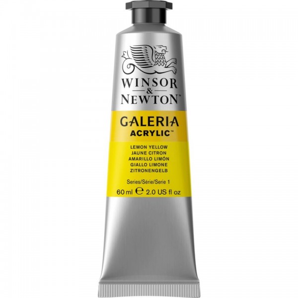 Tubetto Acrilico Galeria 60 ml Giallo Limone 346