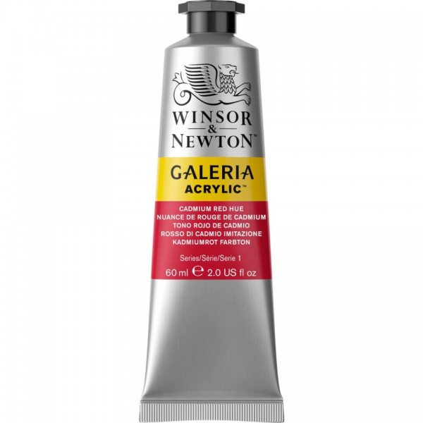 Tubetto Acrilico Galeria 60 ml Rosso Cadmio 95