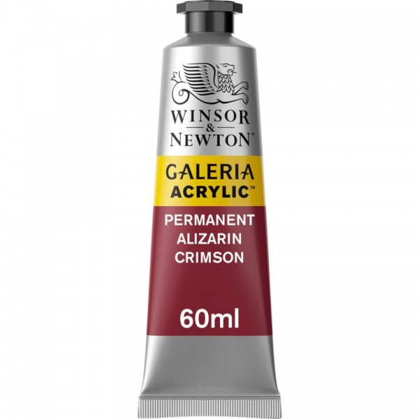 Tubetto Acrilico Galeria 60 ml Cremisi d'alizarina 466