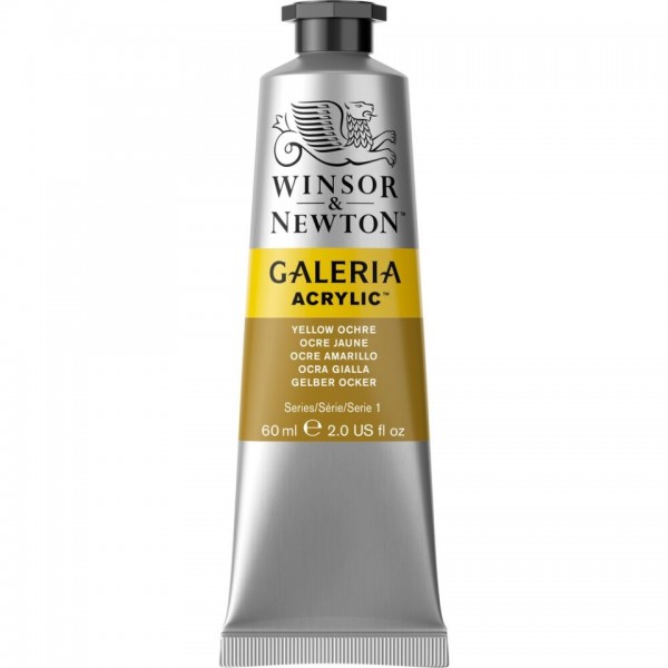 Tubetto Acrilico Galeria 60 ml Ocra Giallo 744