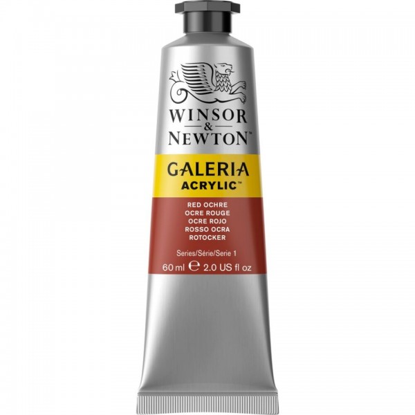 Tubetto Acrilico Galeria 60 ml Rosso Ocra 564