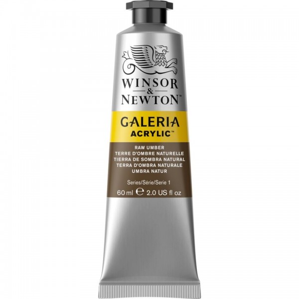 Tubetto Acrilico Galeria 60 ml Terra d'ombra grezza 554