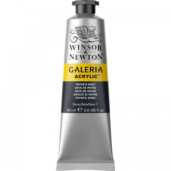 Tubetto Acrilico Galeria 60 ml Grigio Payne 465