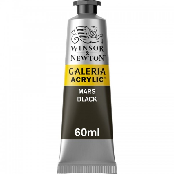 Tubetto Acrilico Galeria 60 ml Nero di Marte 386