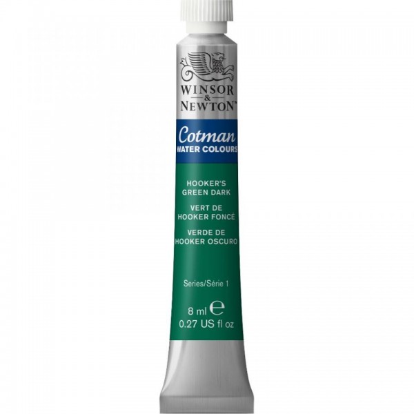 Tubetto Acquarello Cotman 8 ml Verde Hooker scuro 312