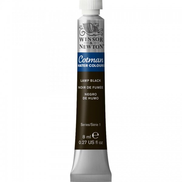 Tubetto Acquarello Cotman 8 ml Nero Lampada 337