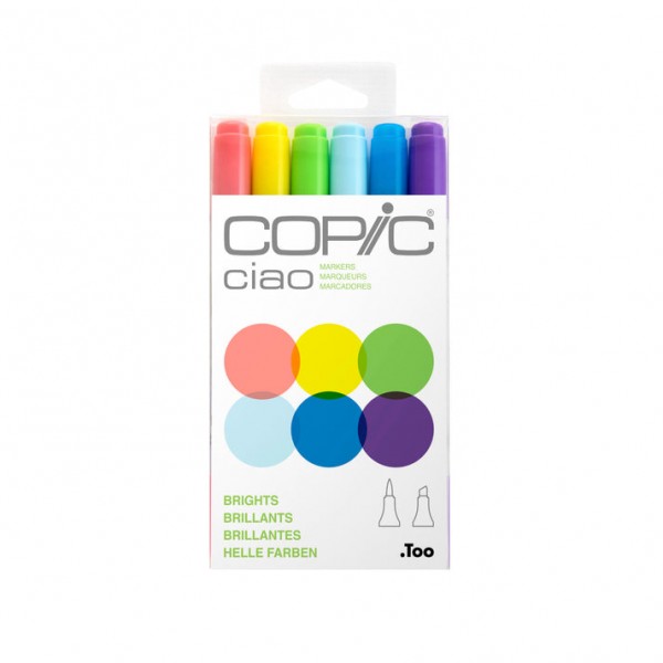 Set Copic Ciao 6 colori luminosi