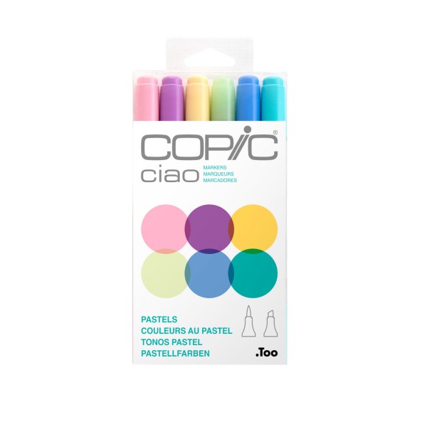 Set Copic Ciao 6 colori pastello