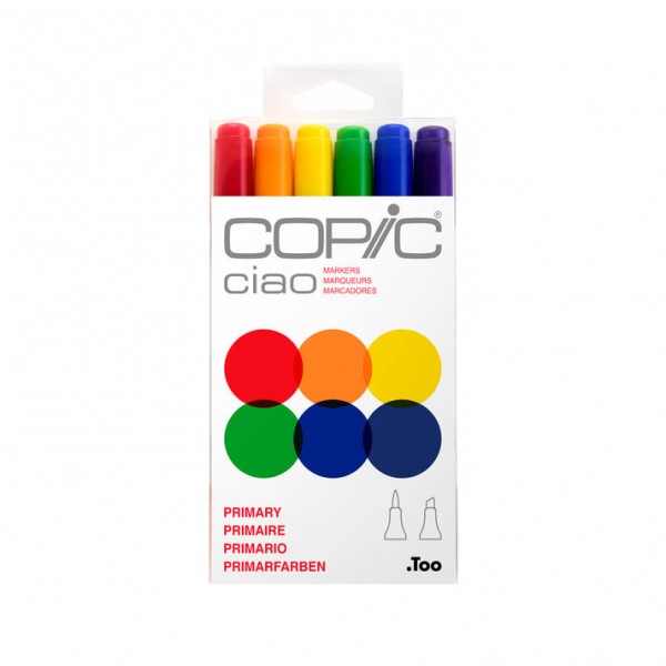 Set Copic Ciao 6 colori primari