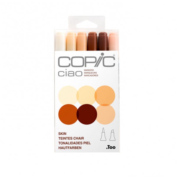 Set Copic Ciao 6 colori pelle