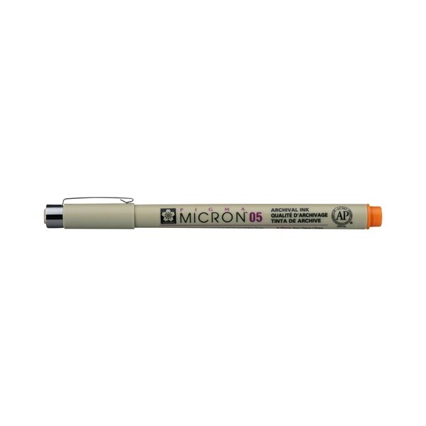 Pigma Micron 0,5 mm Arancio